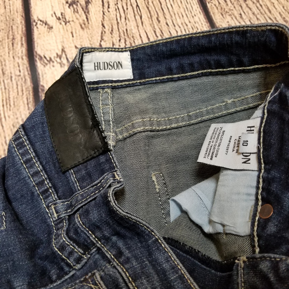 Girls Hudson Skinny Jeans Size 10 | Stretch Dark - Picture 5 of 7